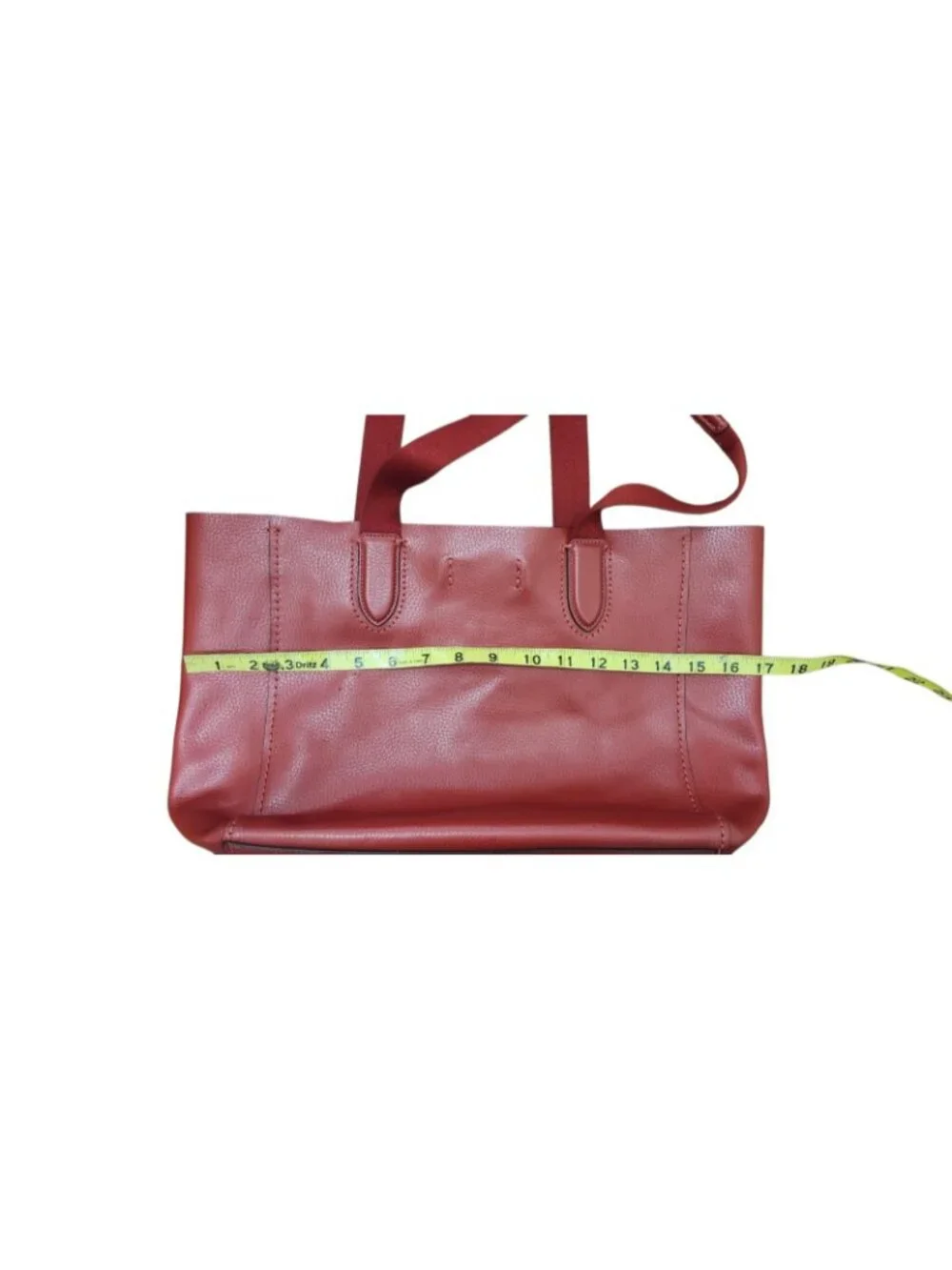 Coach Derby F58660 Raspberry Red Pebbled Leather Large Tote Bag